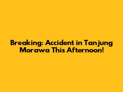 Breaking: Accident in Tanjung Morawa This Afternoon!