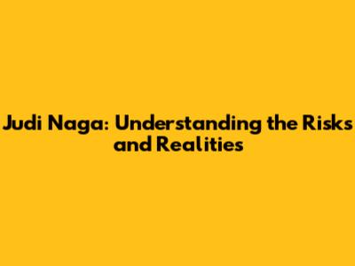 Judi Naga: Understanding the Risks and Realities