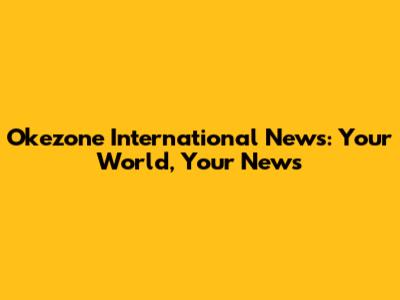 Okezone International News: Your World, Your News