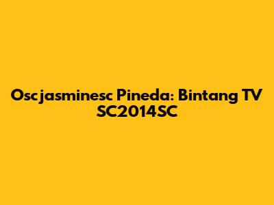 Oscjasminesc Pineda: Bintang TV SC2014SC