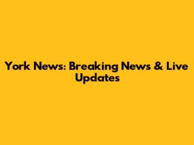 York News: Breaking News & Live Updates